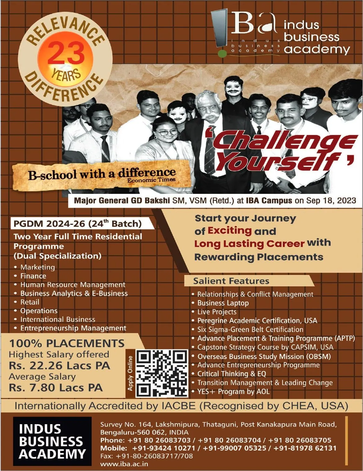 Advertisement from the printed edition of Spice Route