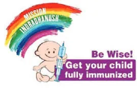 A Mission Indradhanush poster urging full immunisation