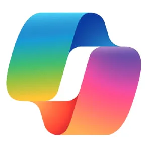 The colourful Copilot logo