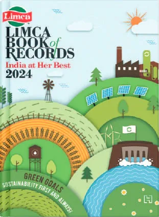 The cover of the Limca Book of Records 2024