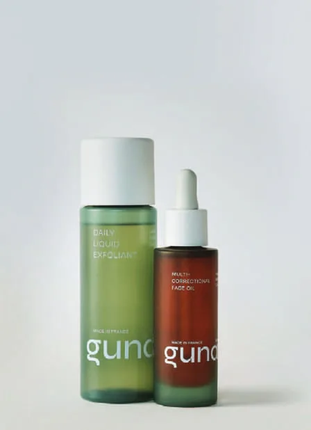 Skincare bottles