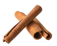 Two cinnamon sticks, crossed