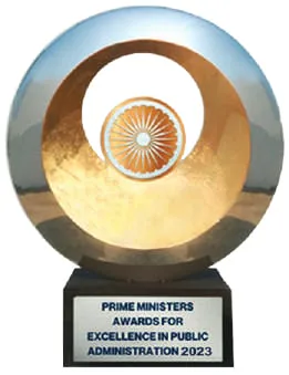 An award trophy