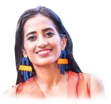 Portrait of Vineeta Singh, smiling