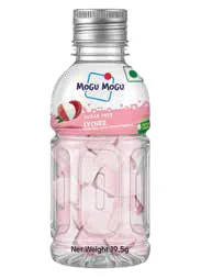A bottle of pink iced tea