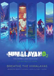 A poster for the Himalayan O2 festival