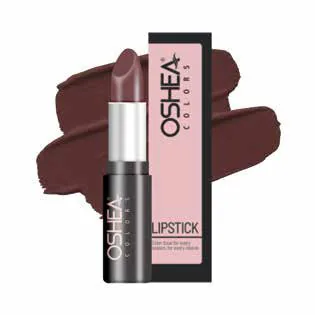 A dark lipstick beside its box