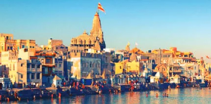 A temple town along the sea